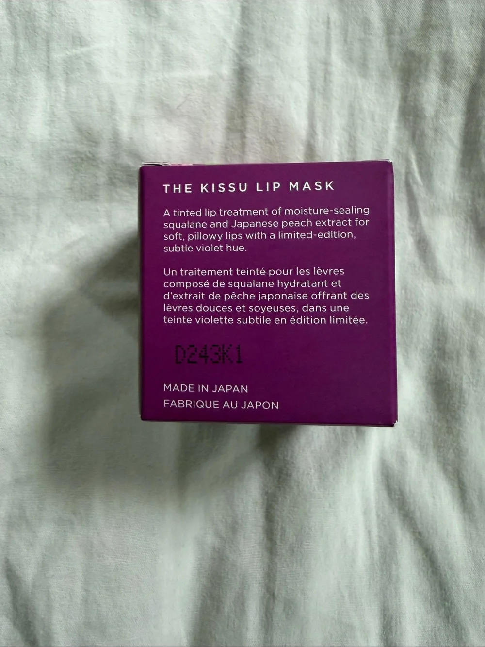 Tatcha The Kissu Lip Mask in Wisteria BNIB, Limited Edition & Discontinued